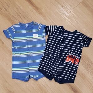 Carter's Rompers Sz 18 Mos ~ 2 pcs